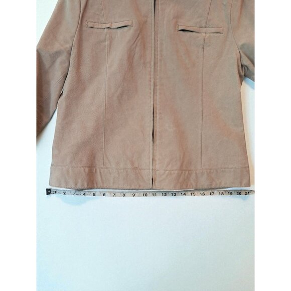 Women's Uniform John Paul Richards Suede Leather Jacket Size 12 - Picture 12 of 16